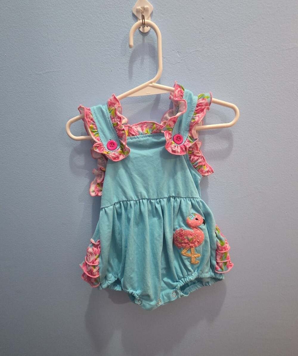 Floral Ruffle Bubble Romper